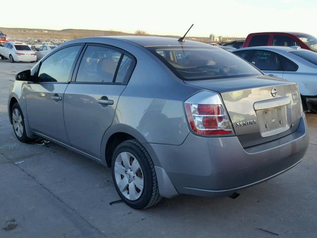 3N1AB61E98L715209 - 2008 NISSAN SENTRA 2.0 GRAY photo 3