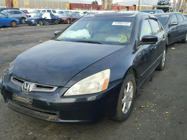 1HGCM66584A023647 - 2004 HONDA ACCORD EX BLACK photo 2