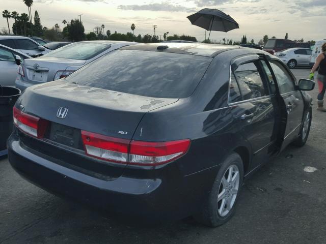 1HGCM66584A023647 - 2004 HONDA ACCORD EX BLACK photo 4