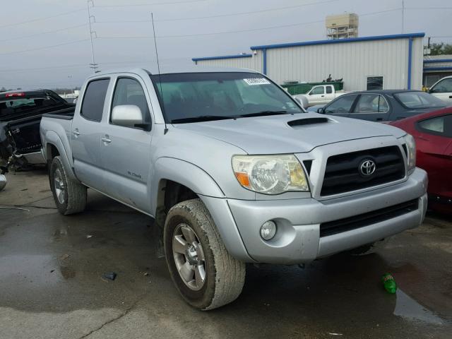 5TELU42N36Z296593 - 2006 TOYOTA TACOMA DOU SILVER photo 1