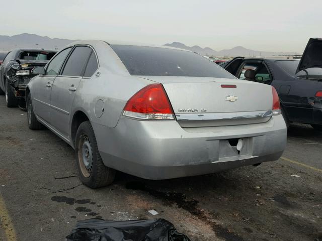 2G1WB55K269110938 - 2006 CHEVROLET IMPALA LS SILVER photo 3