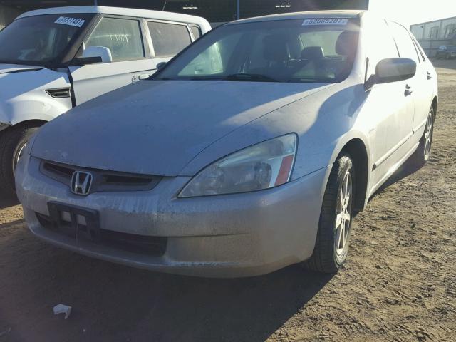 1HGCM66523A030608 - 2003 HONDA ACCORD EX SILVER photo 2