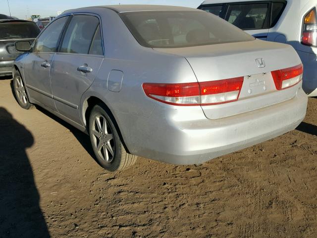 1HGCM66523A030608 - 2003 HONDA ACCORD EX SILVER photo 3