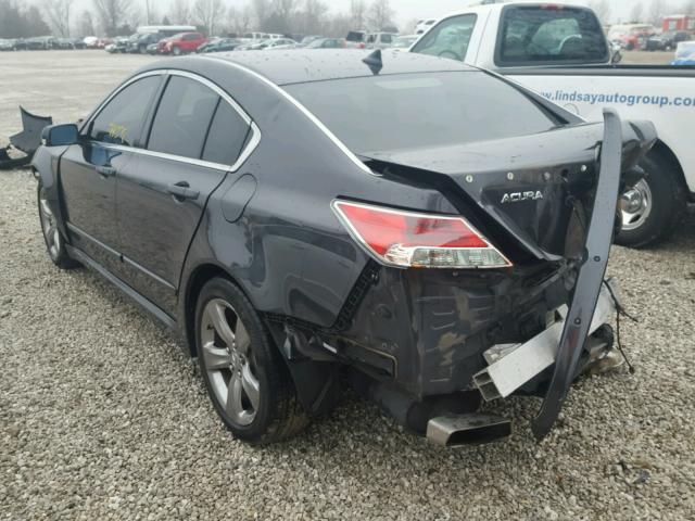 19UUA9F54CA007281 - 2012 ACURA TL GRAY photo 3