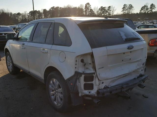 2FMDK38C37BA34255 - 2007 FORD EDGE SEL CREAM photo 3