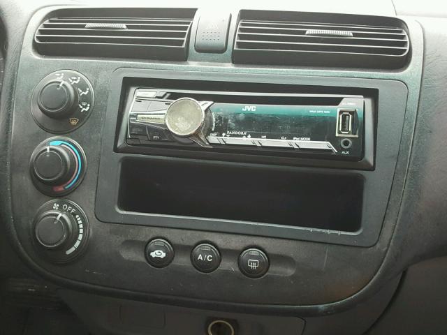 2HGES26711H604221 - 2001 HONDA CIVIC EX SILVER photo 9