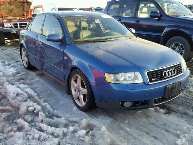 WAULC68E52A039426 - 2002 AUDI A4 1.8T QU BLUE photo 1