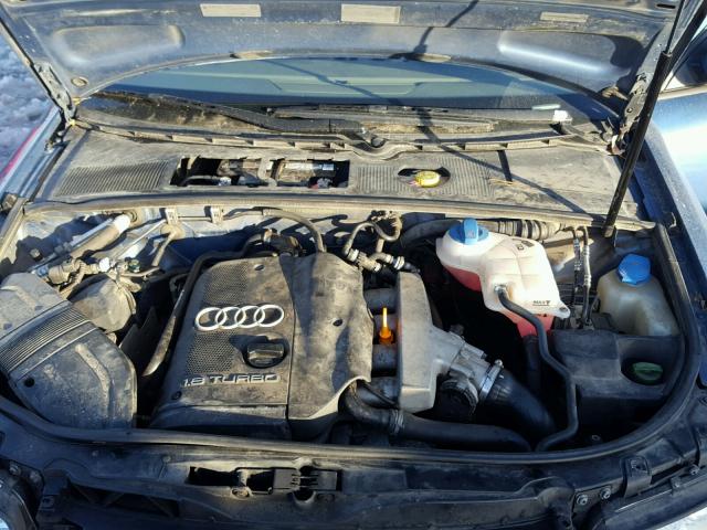 WAULC68E52A039426 - 2002 AUDI A4 1.8T QU BLUE photo 7