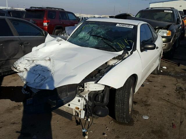 1G1JC12F547332282 - 2004 CHEVROLET CAVALIER WHITE photo 2