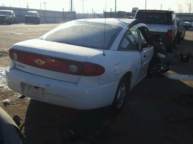 1G1JC12F547332282 - 2004 CHEVROLET CAVALIER WHITE photo 4