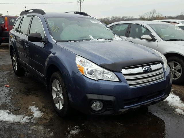 4S4BRBAC4E3228278 - 2014 SUBARU OUTBACK 2. BLUE photo 1