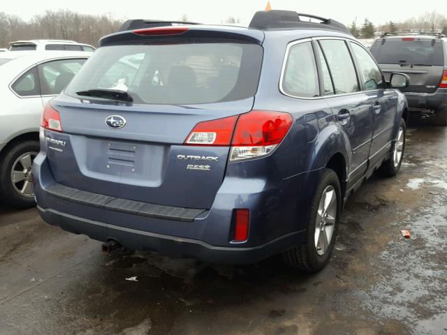 4S4BRBAC4E3228278 - 2014 SUBARU OUTBACK 2. BLUE photo 4