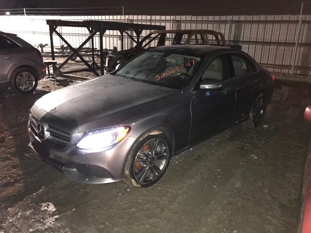 55SWF4KB5FU038203 - 2015 MERCEDES-BENZ C 300 4MAT GRAY photo 2