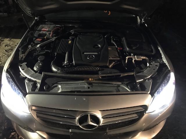 55SWF4KB5FU038203 - 2015 MERCEDES-BENZ C 300 4MAT GRAY photo 7