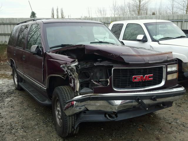 1GKEK13R7TJ731172 - 1996 GMC YUKON BURGUNDY photo 1