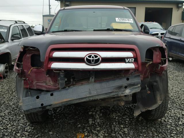 5TBBT44103S404775 - 2003 TOYOTA TUNDRA ACC MAROON photo 9