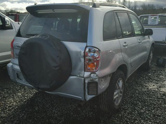 JTEGH20V020069753 - 2002 TOYOTA RAV4 SILVER photo 4