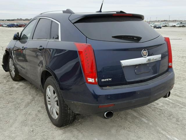 3GYFNAEY1BS540026 - 2011 CADILLAC SRX LUXURY BLUE photo 3