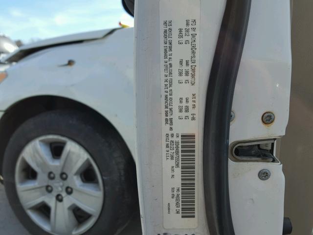 1B3HB48B07D552905 - 2007 DODGE CALIBER SX WHITE photo 10