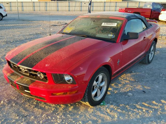 1ZVHT84N385181847 - 2008 FORD MUSTANG RED photo 2