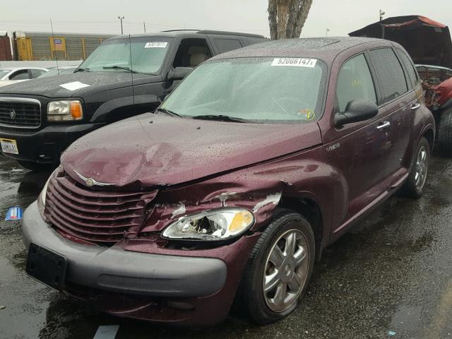 3C8FY68B02T380022 - 2002 CHRYSLER PT CRUISER PURPLE photo 2