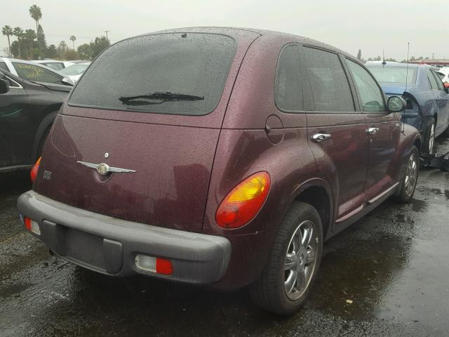 3C8FY68B02T380022 - 2002 CHRYSLER PT CRUISER PURPLE photo 4