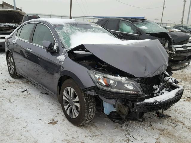 1HGCR2F30DA104070 - 2013 HONDA ACCORD LX GRAY photo 1