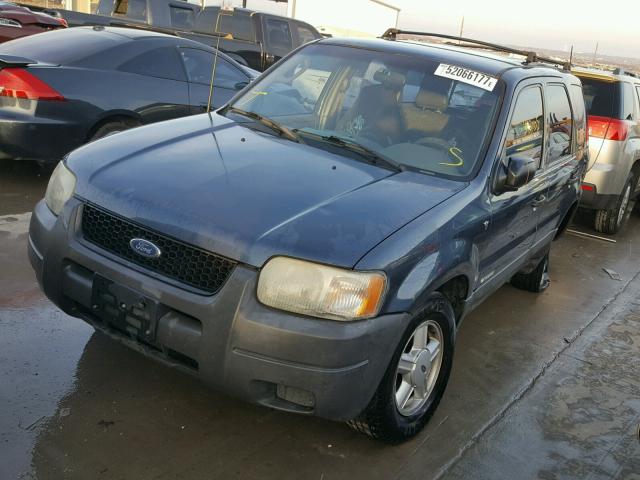 1FMYU01101KA30454 - 2001 FORD ESCAPE XLS BLUE photo 2