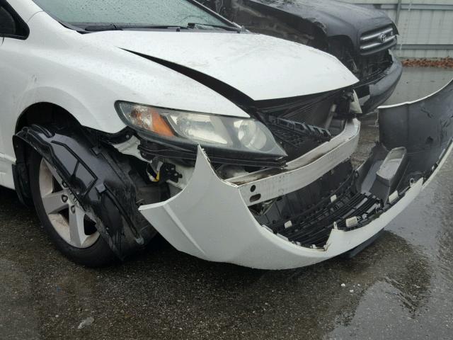 2HGFA1E68AH509004 - 2010 HONDA CIVIC WHITE photo 9