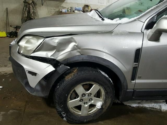 3GSDL43N08S689649 - 2008 SATURN VUE XE SILVER photo 9