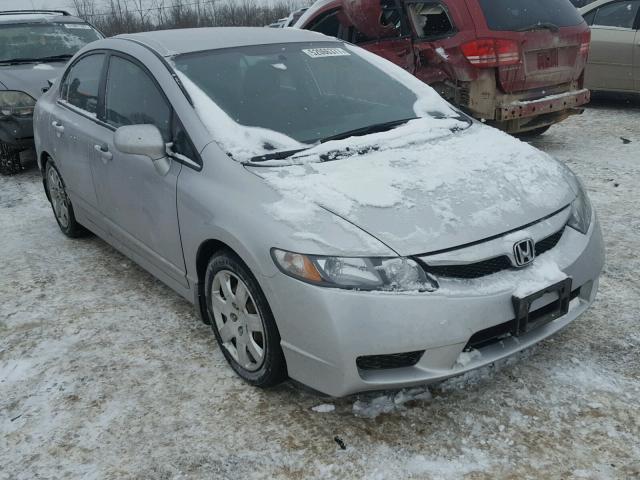 2HGFA1F56AH329980 - 2010 HONDA CIVIC LX SILVER photo 1