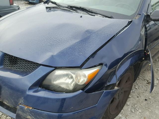 5Y2SL62894Z447627 - 2004 PONTIAC VIBE BLUE photo 9