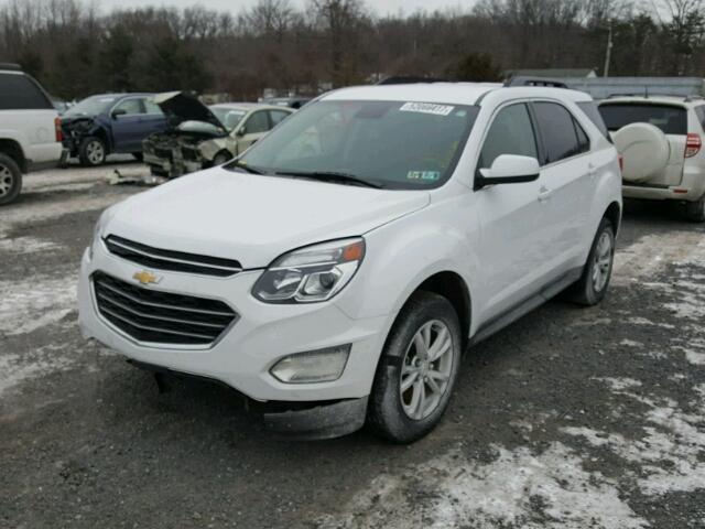 2GNFLFEK1H6136260 - 2017 CHEVROLET EQUINOX LT WHITE photo 2