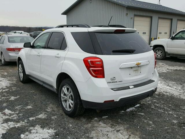 2GNFLFEK1H6136260 - 2017 CHEVROLET EQUINOX LT WHITE photo 3