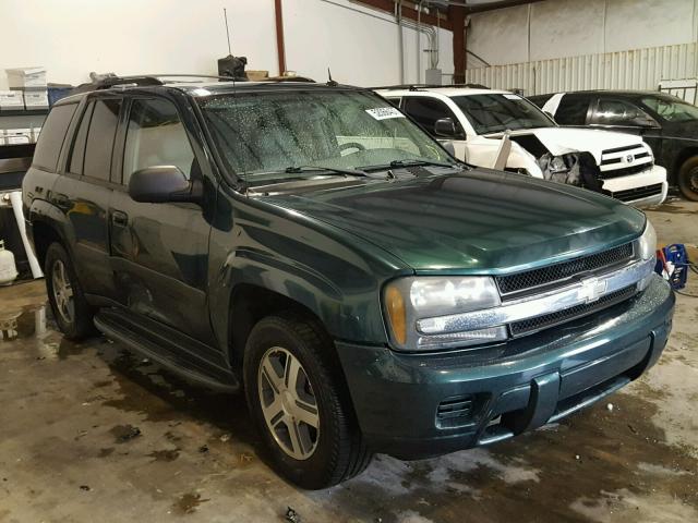 1GNDS13S352372451 - 2005 CHEVROLET TRAILBLAZE GREEN photo 1