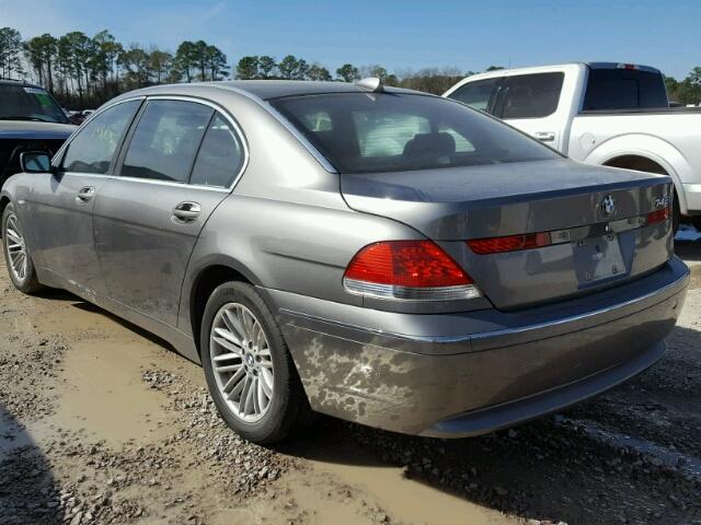 WBAGN63464DS45947 - 2004 BMW 745 LI GRAY photo 3