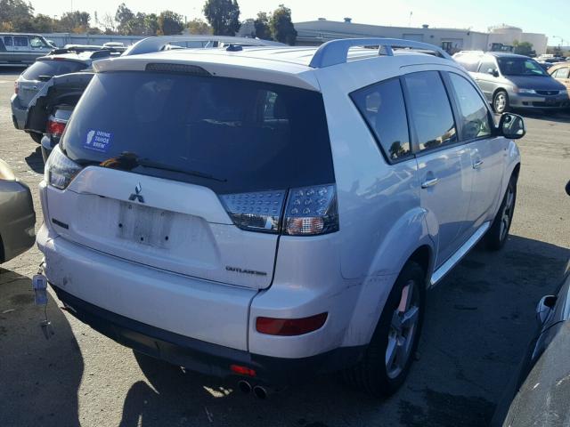 JA4MT41X29Z005750 - 2009 MITSUBISHI OUTLANDER WHITE photo 4