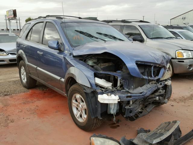 KNDJD733665532002 - 2006 KIA SORENTO EX BLUE photo 1