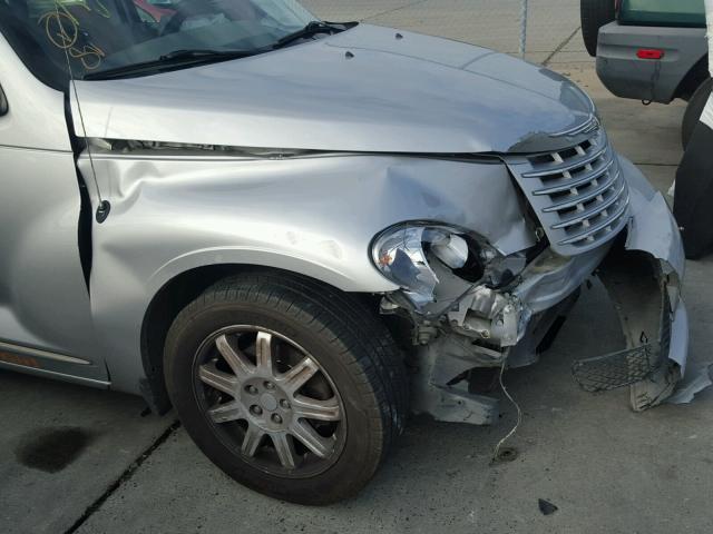 3A4FY58B47T582214 - 2007 CHRYSLER PT CRUISER SILVER photo 9