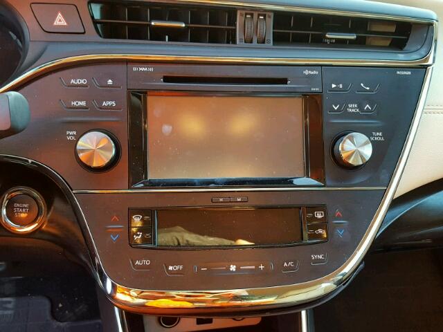 4T1BK1EB4GU225880 - 2016 TOYOTA AVALON XLE WHITE photo 9