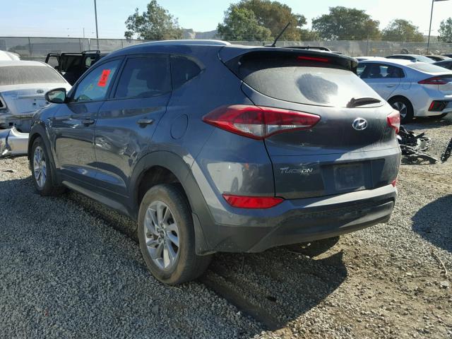 KM8J33A48GU204638 - 2016 HYUNDAI TUCSON LIM GRAY photo 3