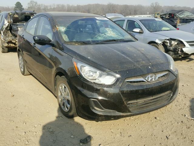 KMHCT4AE7DU424422 - 2013 HYUNDAI ACCENT GLS BLACK photo 1