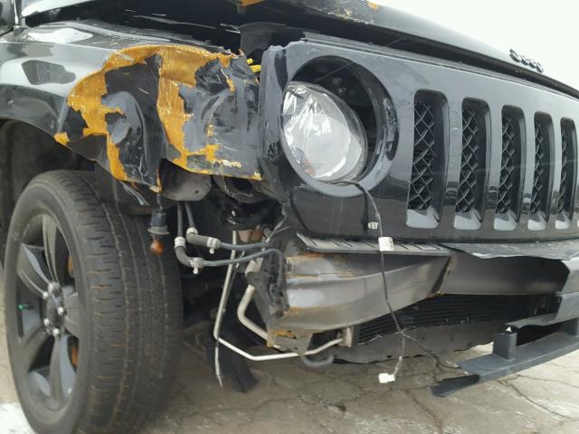 1C4NJPBAXFD400585 - 2015 JEEP PATRIOT SP BLACK photo 9