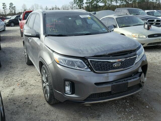 5XYKWDA71EG494803 - 2014 KIA SORENTO SX GRAY photo 1