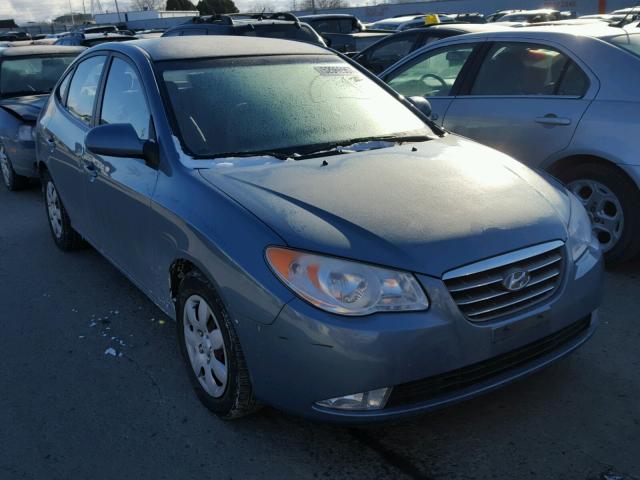 KMHDU46D47U263534 - 2007 HYUNDAI ELANTRA GL BLUE photo 1