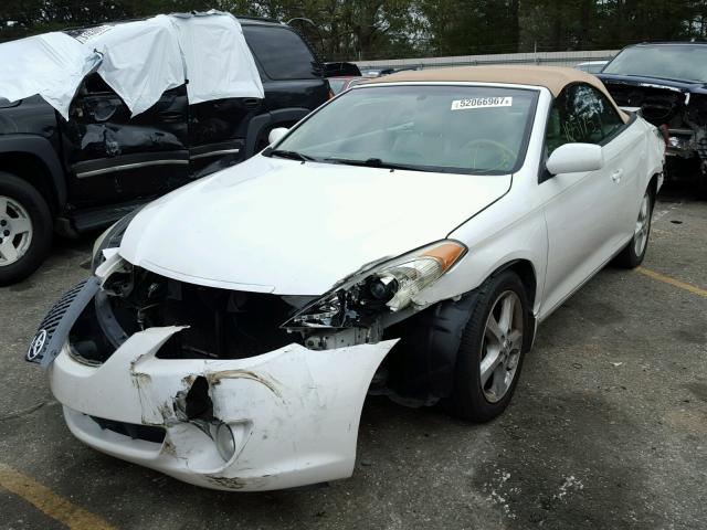 4T1FA38P35U056407 - 2005 TOYOTA CAMRY SOLA WHITE photo 2