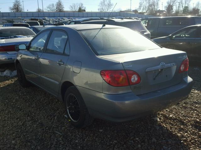 1NXBR32E43Z021368 - 2003 TOYOTA COROLLA CE SILVER photo 3