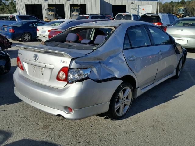 2T1BE40E39C002583 - 2009 TOYOTA COROLLA XR 银色 照片 4