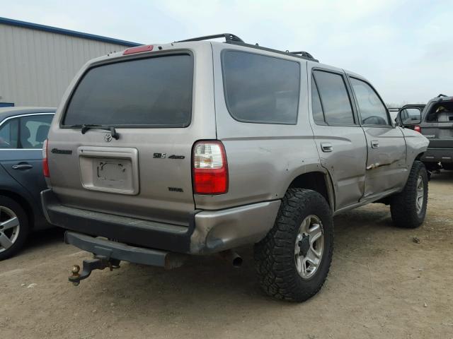 JT3HN86R920372324 - 2002 TOYOTA 4RUNNER SR BEIGE photo 4