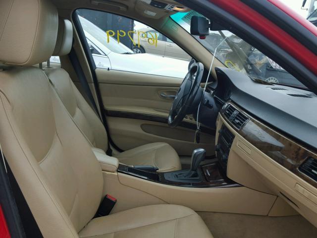 WBAVB17546NK35677 - 2006 BMW 325 I AUTO RED photo 5